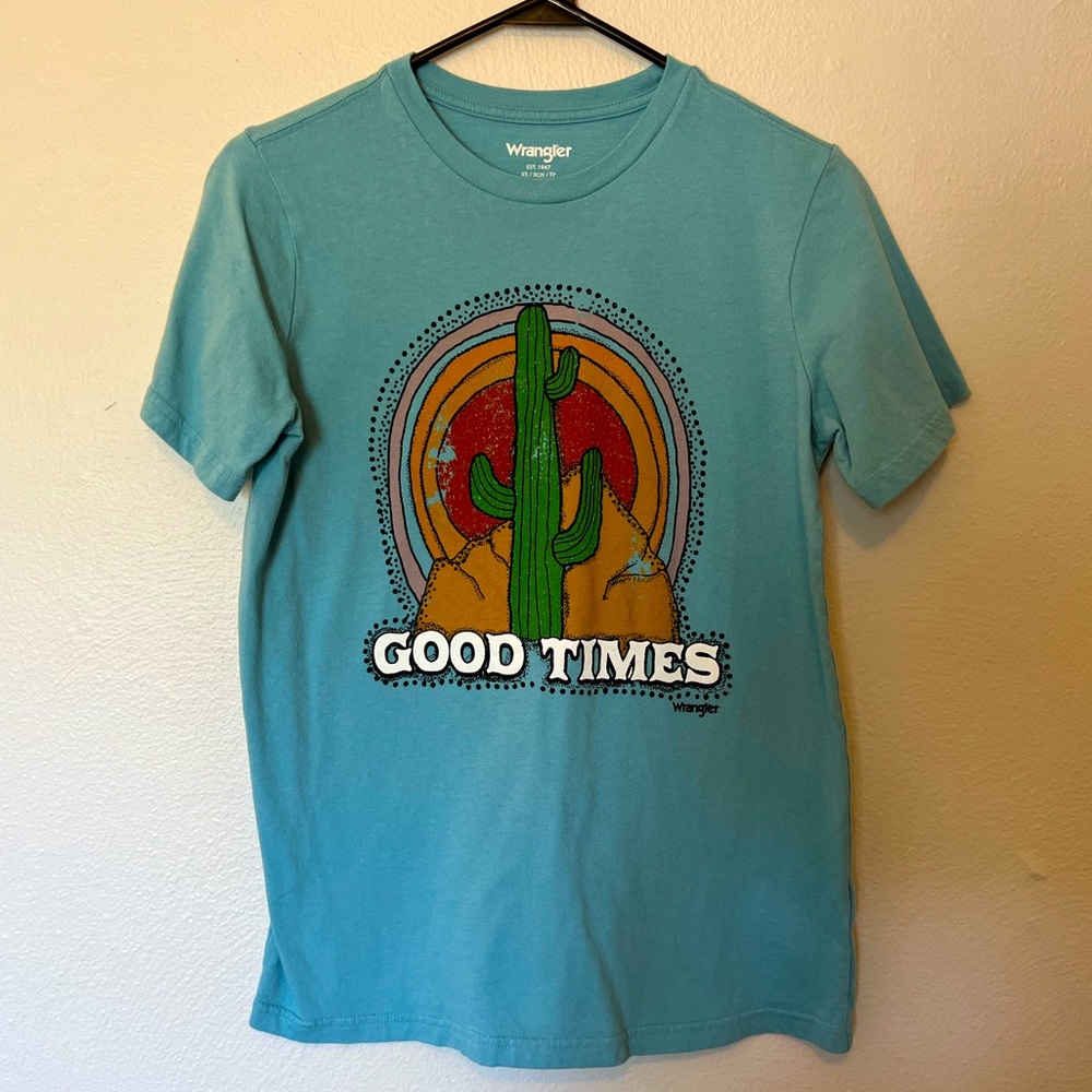 Wrangler Women’s “Good Times” Cactus Graphic T-Shirt